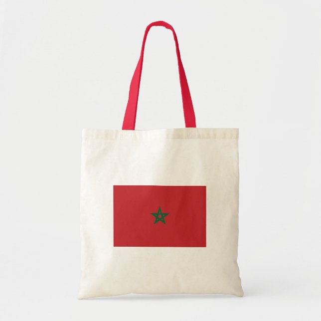 Case Moroccan flag. Tote Bag (Front)