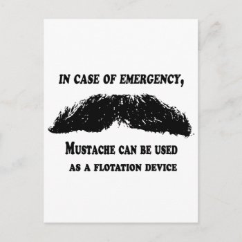 Case Of Emergency Postcard by strangeproducts at Zazzle