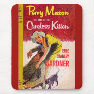 Case of the Careless Kitten book cover Mouse Pad