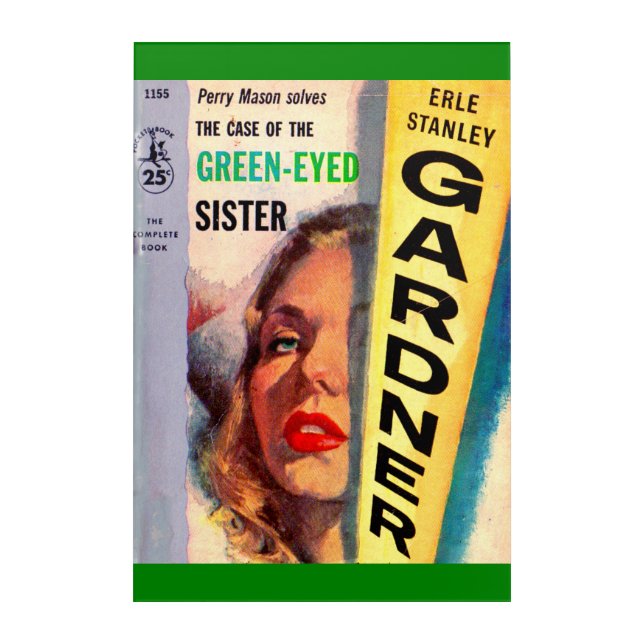 Case of the Green-Eyed Sister Acrylic Print (Front)