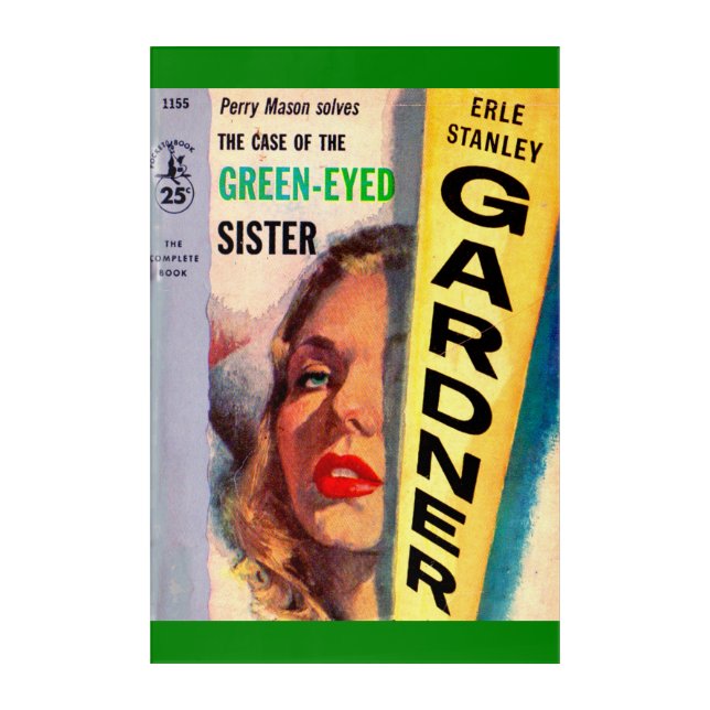 Case of the Green-Eyed Sister Acrylic Print (Front)