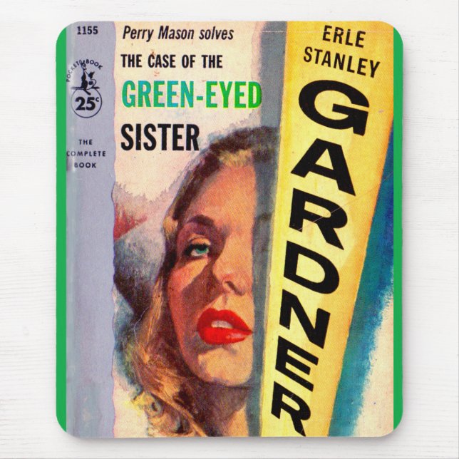 Case of the Green-Eyed Sister cover Mouse Pad (Front)