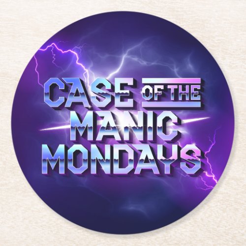 Case of the Manic Mondays Paper Coasters