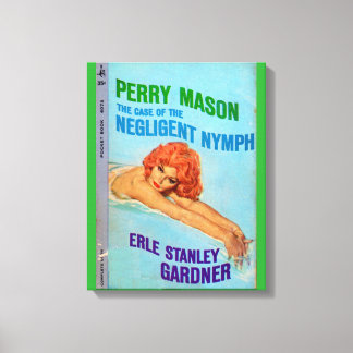 Case of the Negligent Nymph book cover Canvas Print