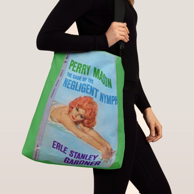 Case of the Negligent Nymph book cover Crossbody Bag (Close Up)