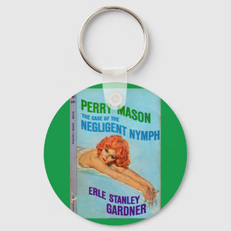 Case of the Negligent Nymph book cover Keychain