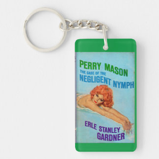Case of the Negligent Nymph book cover Keychain