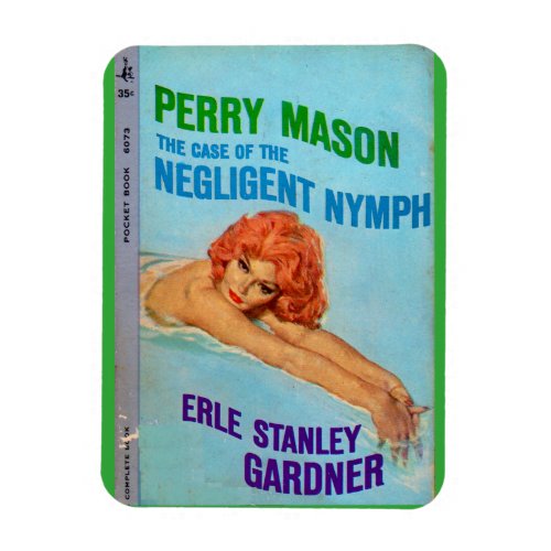 Case of the Negligent Nymph book cover Magnet