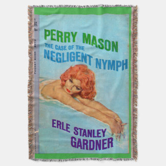 Case of the Negligent Nymph book cover Throw Blanket