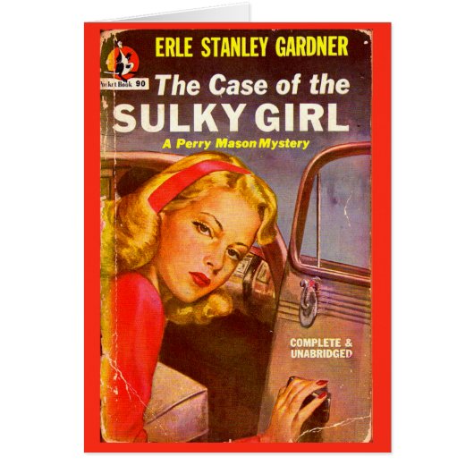 Case of the Sulky Girl book cover (Front)