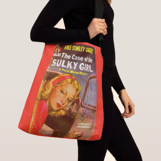 Case of the Sulky Girl book cover Crossbody Bag