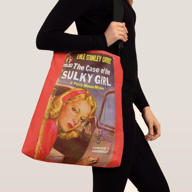 Case of the Sulky Girl book cover Crossbody Bag (Close Up)