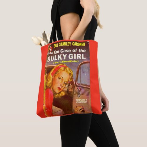 Case of the Sulky Girl book cover Tote Bag