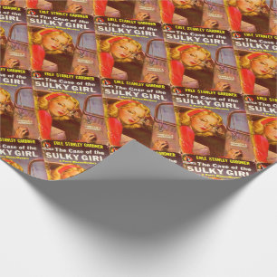 Case of the Sulky Girl book cover Wrapping Paper