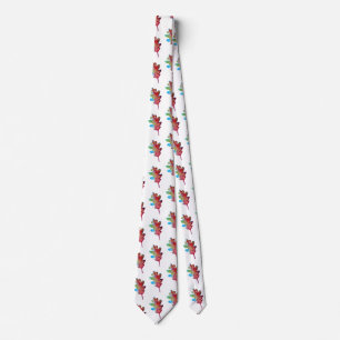 case pattern neck tie
