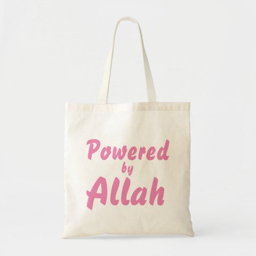 Case Powered by Allah Tote Bag