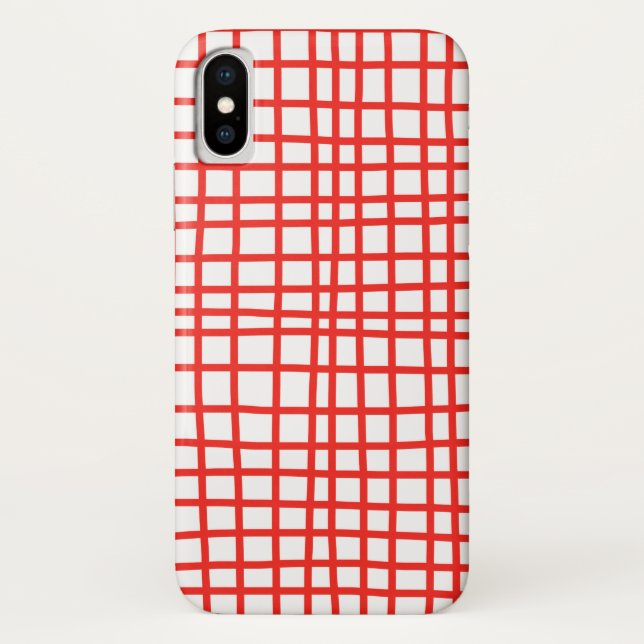 Case Red Gingham Handmade (Back)