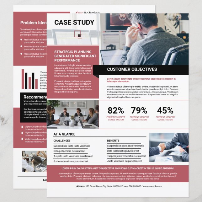 Case Study Flyer Template (Front/Back)