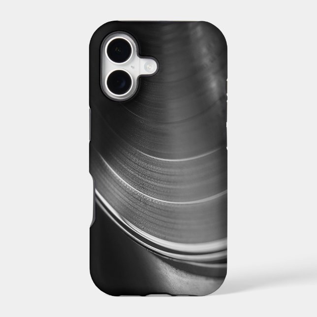 Case: Vinyl Record and Turntable Iphone Case (Back)