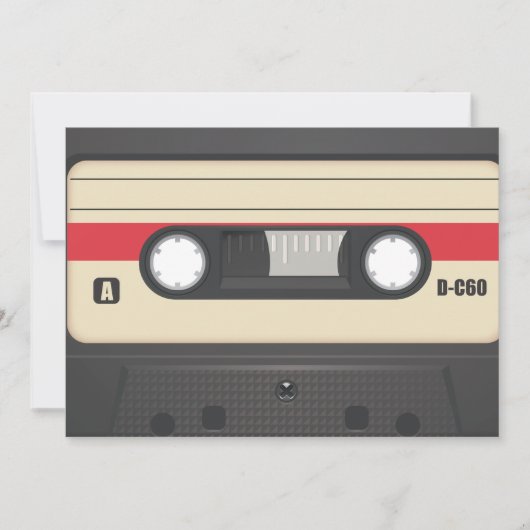 Casette Tape - Sunset Red (Front)