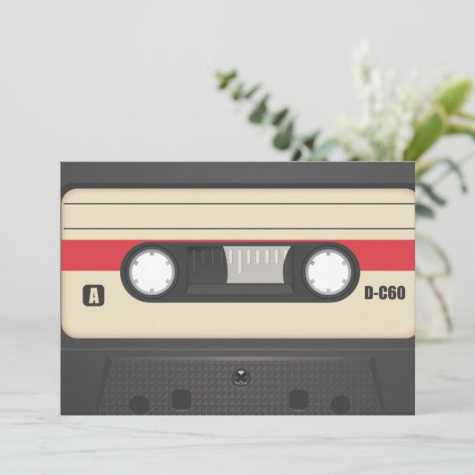 Casette Tape - Sunset Red (Standing Front)