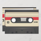 Casette Tape - Sunset Red (Front/Back)