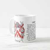 Casey Family Coat of Arms mug (Front Left)