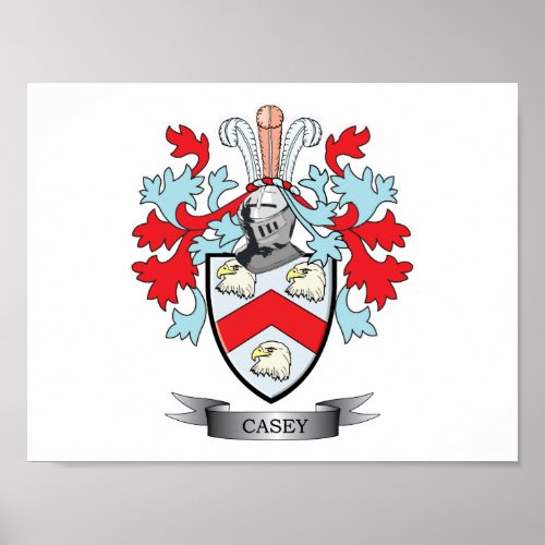 Casey Family Crest Poster