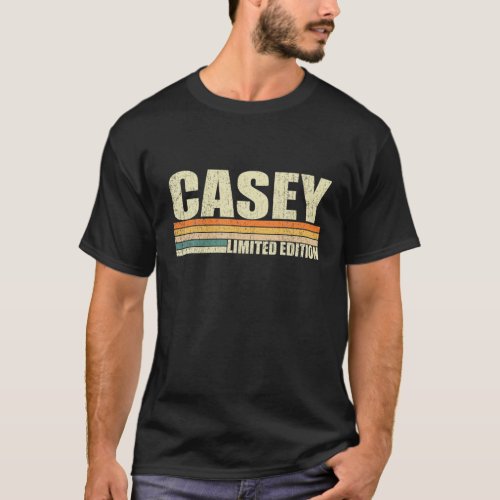 Casey Gift Name Personalized Funny Retro Vintage B T_Shirt