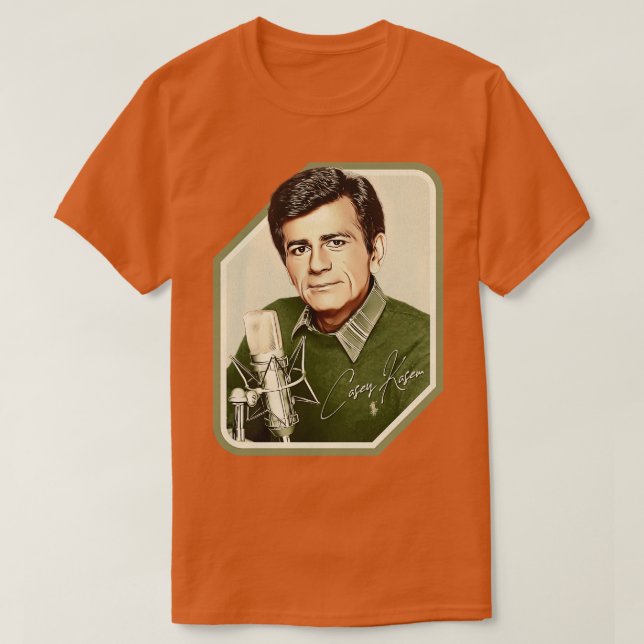 Casey Kasem Radio DJ Top 40 Legend (Design Front)