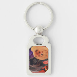 CASEY & SASHA heARTdogs chow Keychain