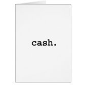 cash. (Front)