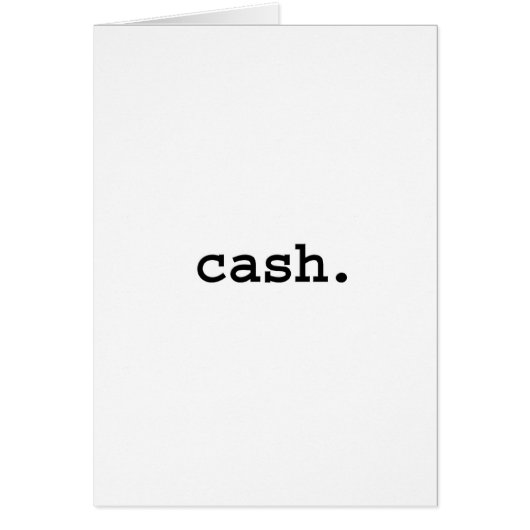 cash. (Front)