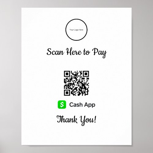 Cash App Mobile Payment  Scan To Pay  Poster