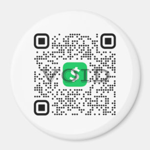 Cash App QR Code Magnet