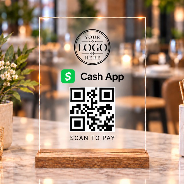 Cash App Scan to Pay Tabletop Display (Creator Uploaded)
