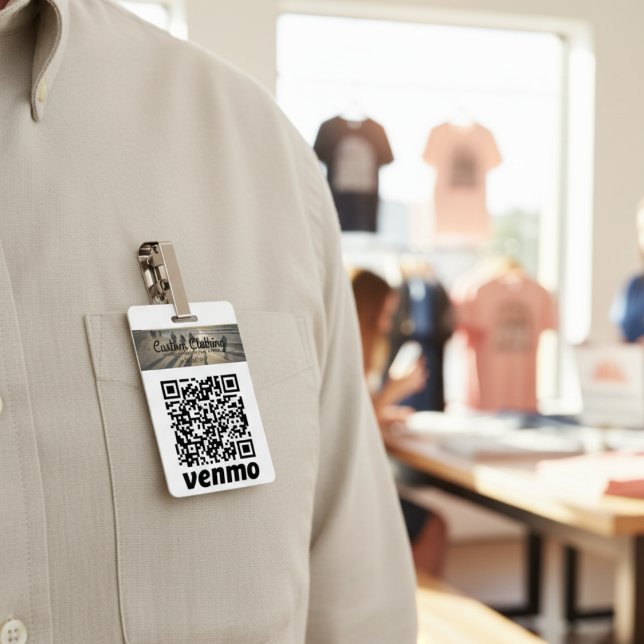 Cash App & Venmo QR Code Company Badge (Cash App & Venmo QR Code Company Badge)