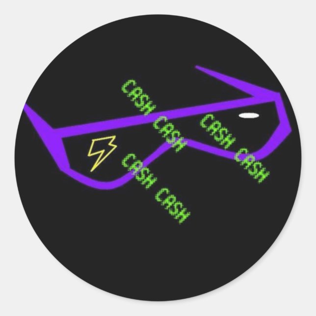 Cash Cash band sunglass Sticker (Front)