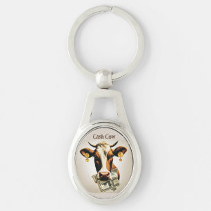 Cash Cow Keychain