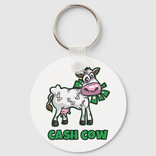 Cash Cow Keychain (Front)