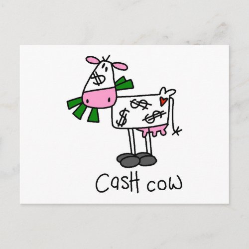 Cash Cow Postcard