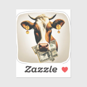 Cash Cow Sticker