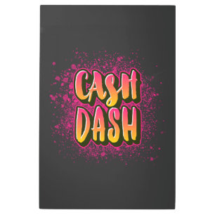 CASH DASH! METAL PRINT