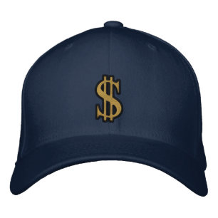 CASH DOLLAR SIGN Embroidered Cap
