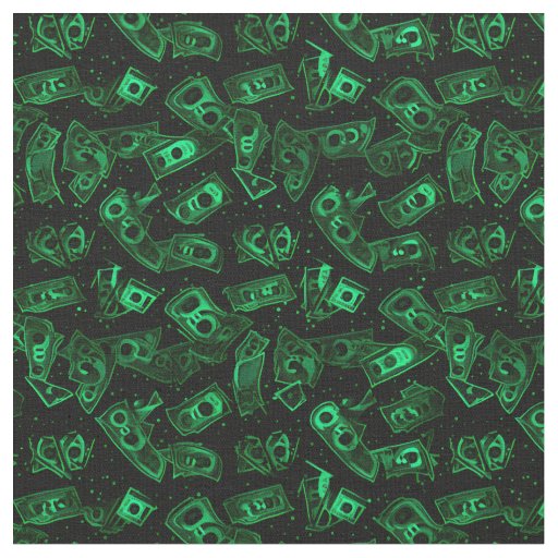 cash flow dollar sign fabric