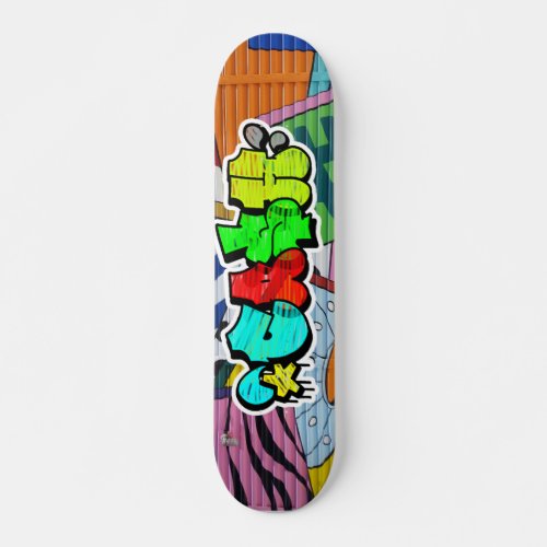Cash Graffiti Custom Personalized Cool Skateboard