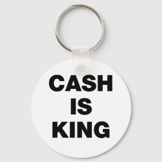 Cash is King Keychain