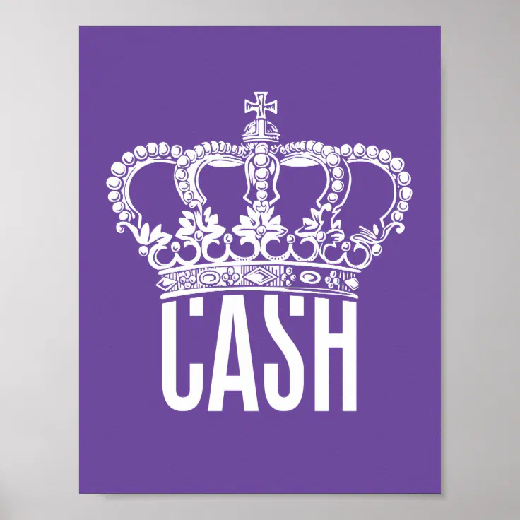 Cash Is King Poster Zazzle