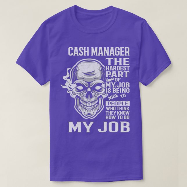 Cash Manager T-Shirt (Design Front)