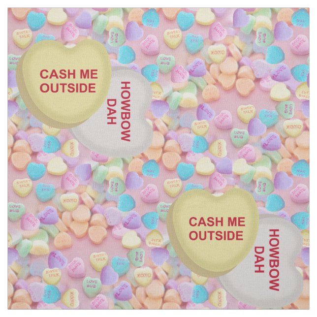 cash me outside fabric (Swatch)